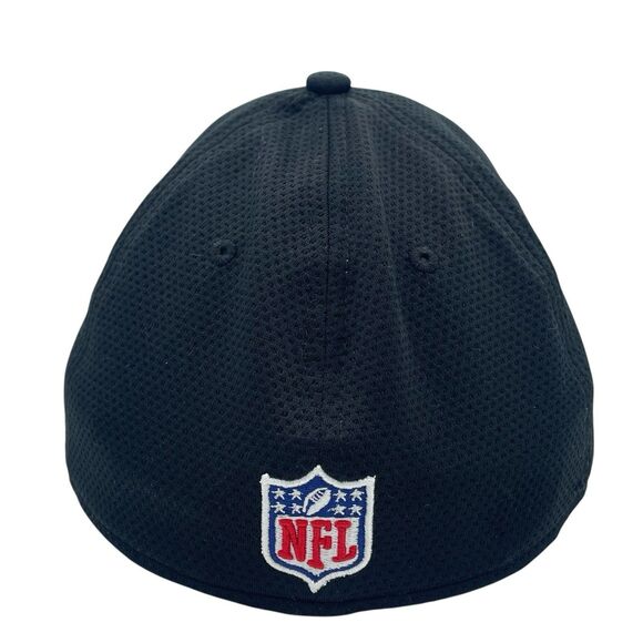 New York Jets Hat Adult Small / Medium Black Fitted Cap New Era SAMPLE - Picture 4 of 6